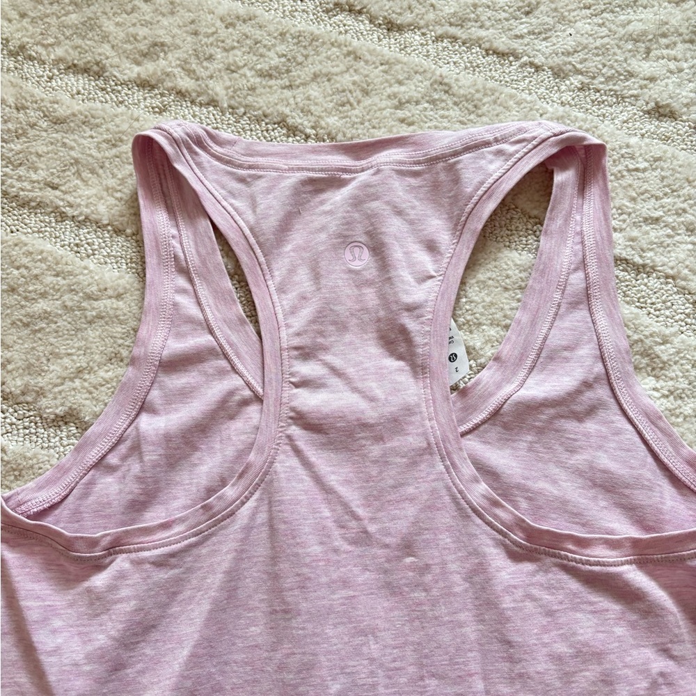lululemon heather meadowsweet pink tank top